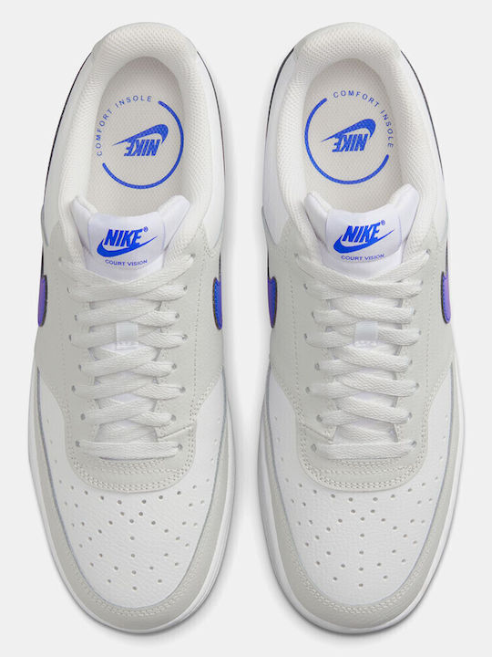 Court Vision Low Ανδρικά Sneakers Photon Dust / Racer Blue / White