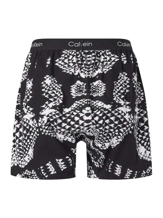 Calvin Klein Καλοκαιρινό Βαμβακερό Γυναικείο Σορτς Πιτζάμας Μαύρο Calvin Klein Καλοκαιρινό Βαμβακερό Γυναικείο Σορτς Πιτζάμας Μαύρο
