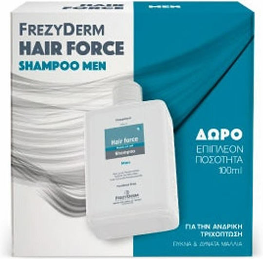Frezyderm Hair Force Men Sampon de Par Contra Căderea Părului Pentru Toate Tipurile de Păr 300ml