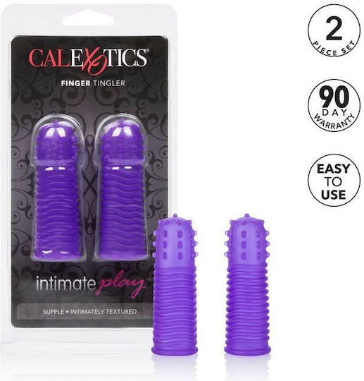 Calexotics Intimate Play Finger Tingler Vibrator Finger Lila
