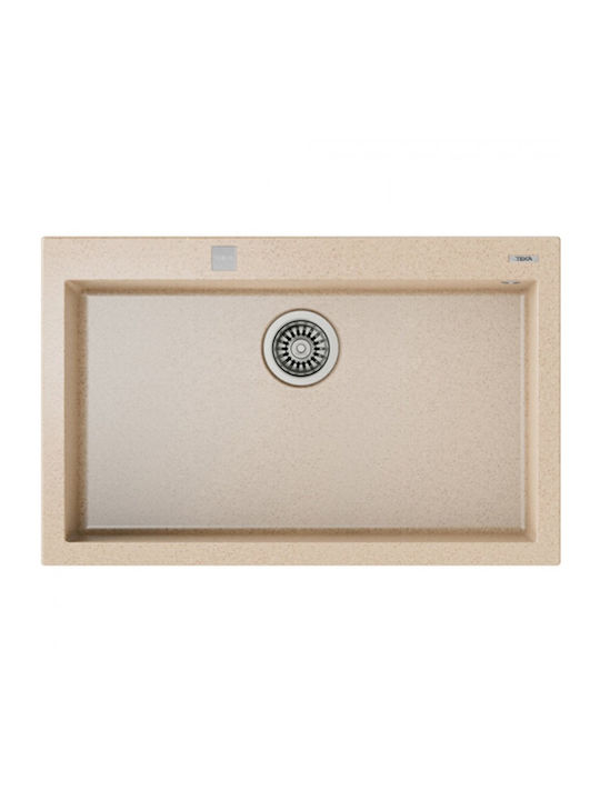Teka Forsquare 72.40 TG 115230002 Drop-In Sink Synthetic Granite W79xD50cm Avena