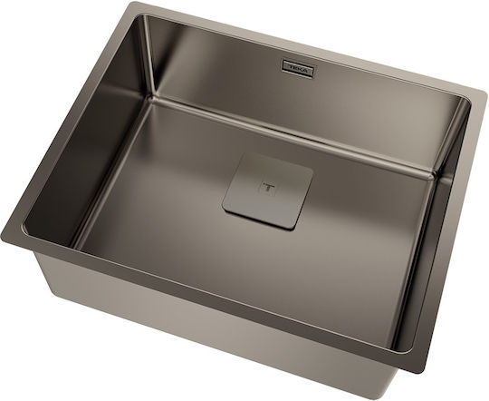 Teka Flexlinea RS15 50.40 115000024 Drop-In Sink Inox Satin W54xD44cm Titanium