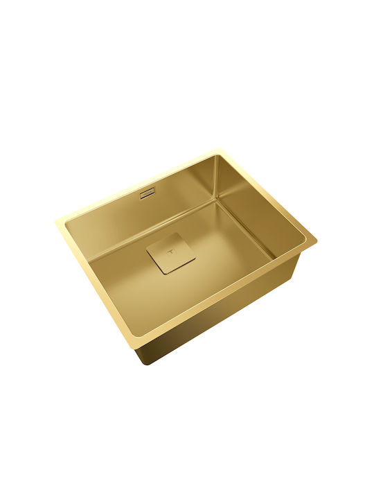Teka Flexlinea RS15 50.40 Ένθετος Νεροχύτης Inox Σατινέ Μ54xΠ44cm Brass Inox