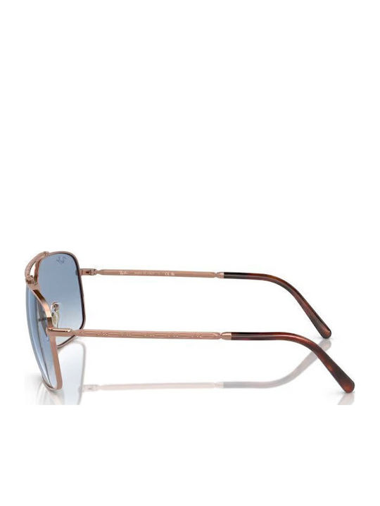 Ray Ban Γυαλιά Ηλίου Ροζ Χρυσά με Μεταλλικό Σκελετό