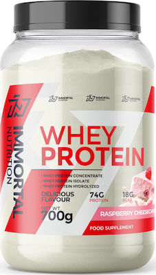 Immortal Nutrition 100% Whey Protein cu Aromă de Cheesecake de zmeură 700gr