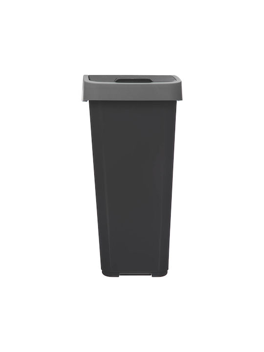 5Five Waste Bin Waste Plastic Black 25lt 1pcs