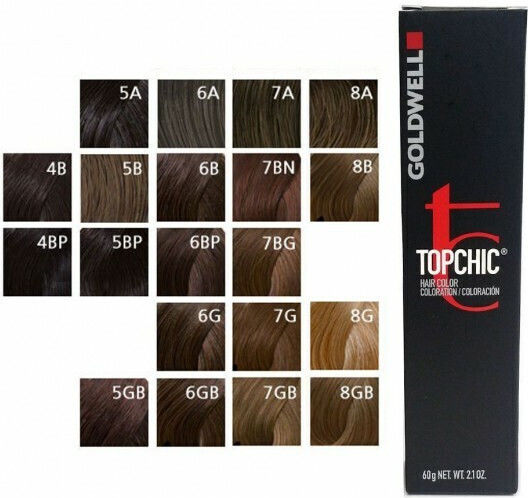 Goldwell Topchic Перманентна Боя За Коса 6g 60ml