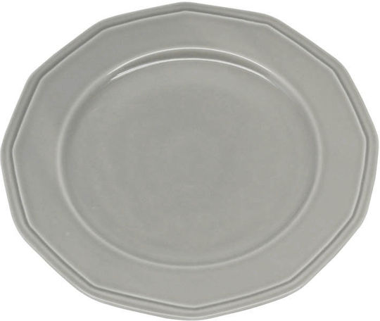Ankor Premium Classic Farfurie Deșert din Porțelan Gri cu Diametru 20cm