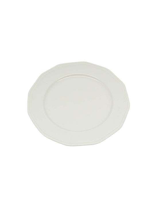 Ankor Premium Classic Πιάτο Ρηχό από Πορσελάνη Μπεζ με Διάμετρο 27cm