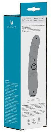 Kinx Titan Realistic Vibrator Realistic Vibrator 19cm Black