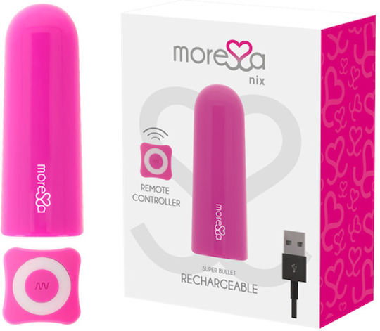 Amoressa Nix Vibrator Geschoss mit Fernbedienung Fernsteuerung Bullet Pink 7.7cm Rosa