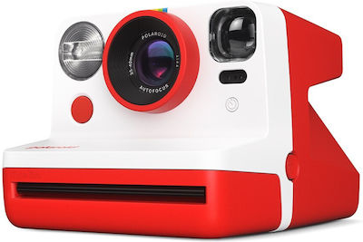 Polaroid Instant Φωτογραφική Μηχανή Now Gen 2 White/Red