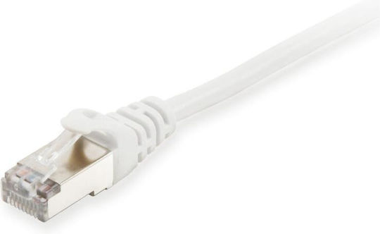 Equip S/FTP Cat.6a Gigabit Network Cable Ethernet 0.5m White