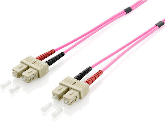 Equip Optical Fiber Cable SC-SC 10m Pink