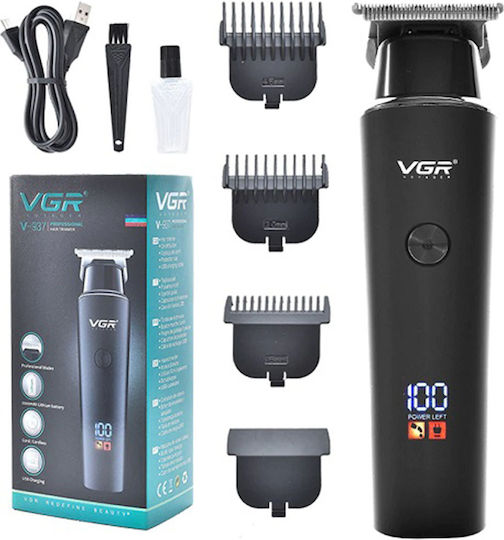 VGR Rechargeable Hair Clipper Black V-937