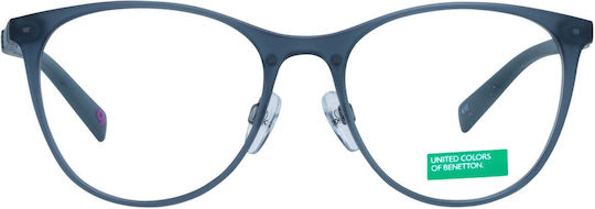 Benetton Weiblich Kunststoff Brillenrahmen Gray BEO1012 921