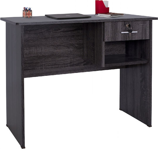 Γραφείο Hayden Ξύλινο Γκρι 90x45x74.5εκ.