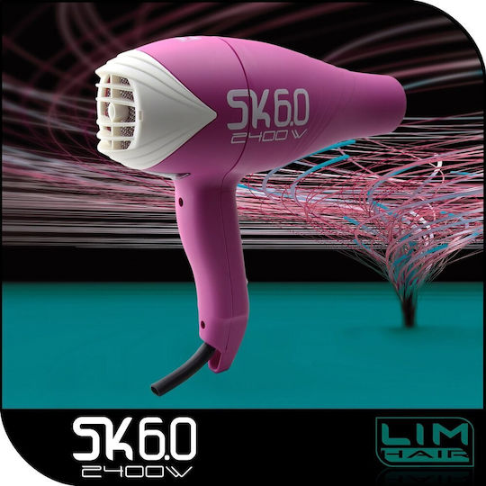 Lim Hair SK6.0 Ionic Професионален Сешоар 2400W Fuchsia
