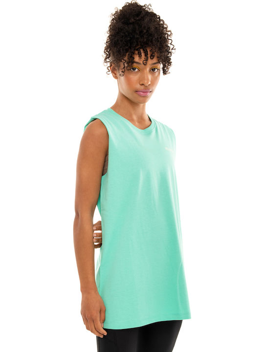 Women's Tunic Dress Sleeveless Turquoise