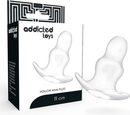 Addicted Toys Addicted Toys Hollow Anal Plug Medium Anal Plug Mittel Transparent 11cm