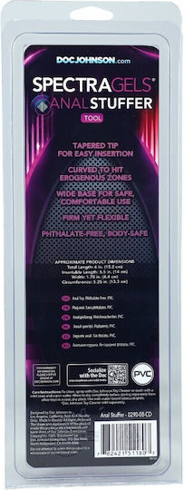 Doc Johnson Spectragels Anal Stuffer Tool Πρωκτική Σφήνα Μωβ