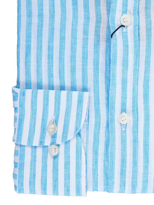 PAUL&SHARK LINO SHIRT STRIPED SILK