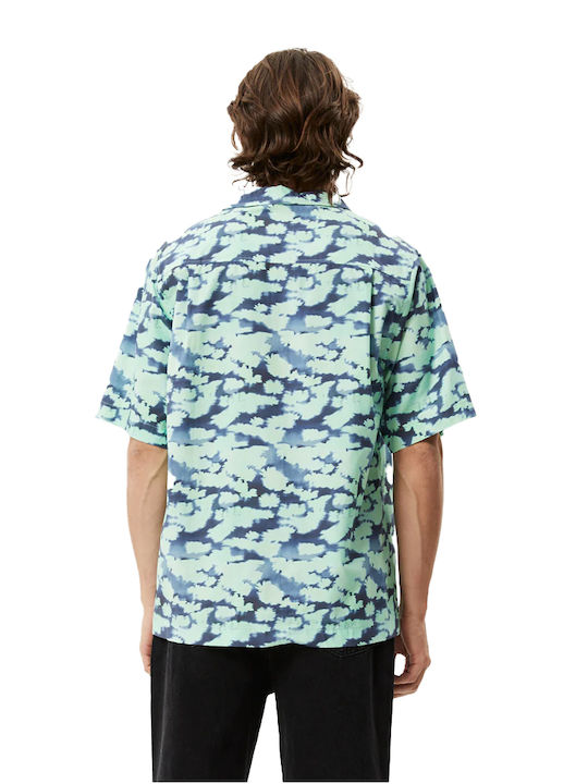 Shirt Afends Liquid Cuban Cuban Jade Floral