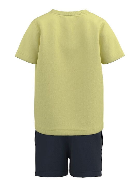 Name It Kids Set with Shorts Summer 2pcs Yellow