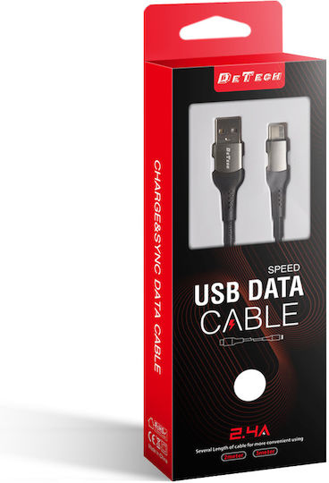DE-43M2 2m Regular USB 2.0 to micro USB Cable (40259)