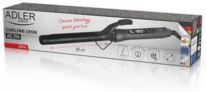 Adler Curling iron with LCD Преса за Коса за Къдрици 25мм 300W AD 2114