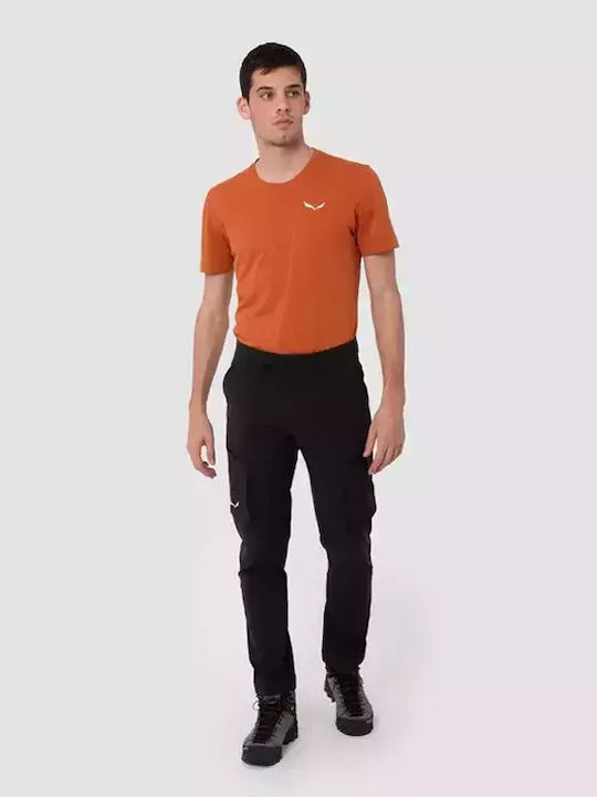 Salewa Puez Durastretch Bărbați Lung Pantaloni de drumeție Negru