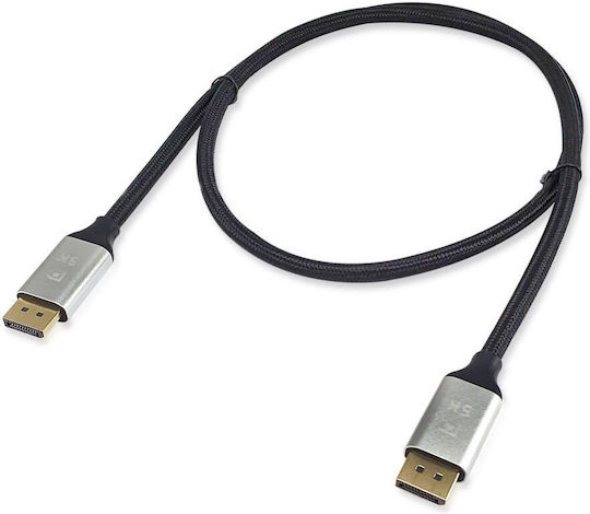 Equip Cable DisplayPort male - DisplayPort male 5m Μαύρο (119265)