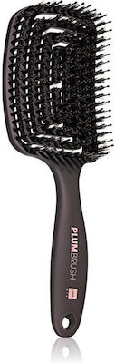 Labor Pro Flex Plum Brush Hair for Detangling Brown