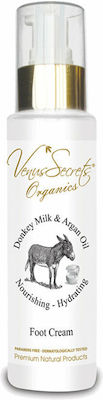 Venus Secrets Foot Cream Donkey Milk & Argan Oil Moisturizing Cream Feet 100ml