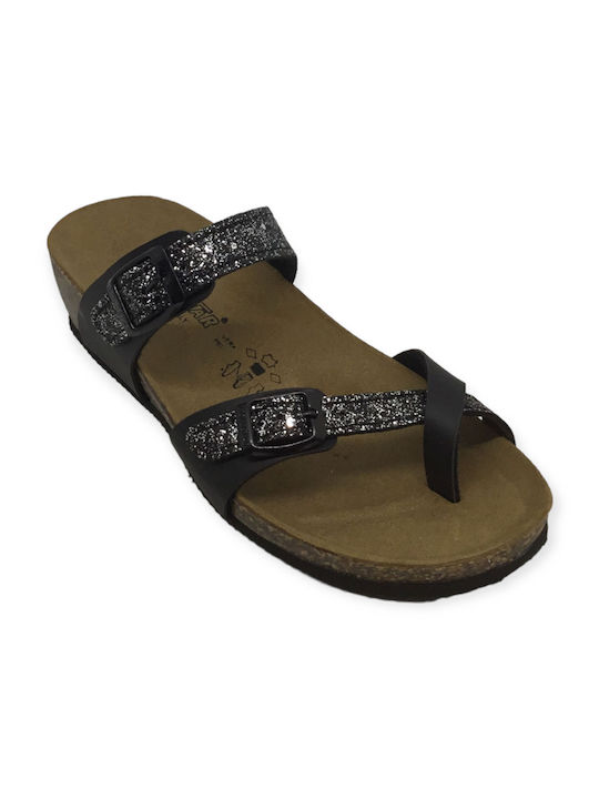 Women's Anatomical Sandals GOLDSTAR 1295 premier nero-black