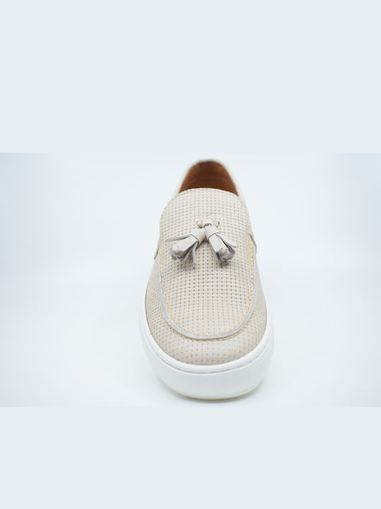 il mio Herren Leder-Slipper beige 663 Beige