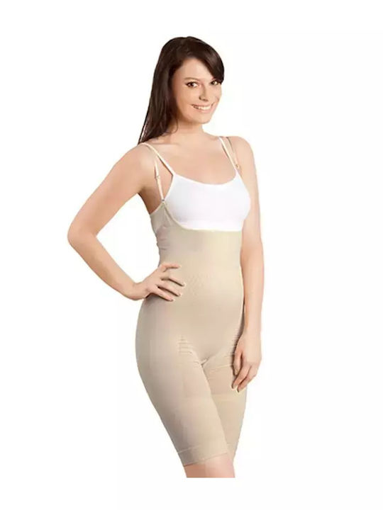 Elite Life 895 Latex mit Bein und Hosenträger K-03 - Beige