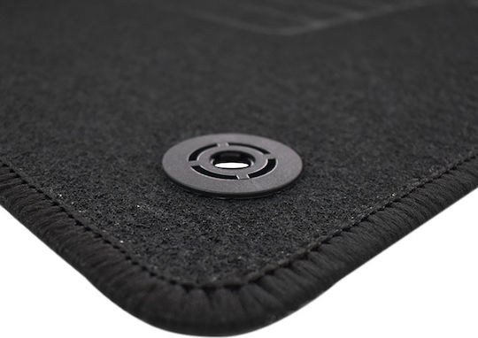 Rigum Set of Front and Rear Mats 4pcs for Audi Q5 2009 2016 Black