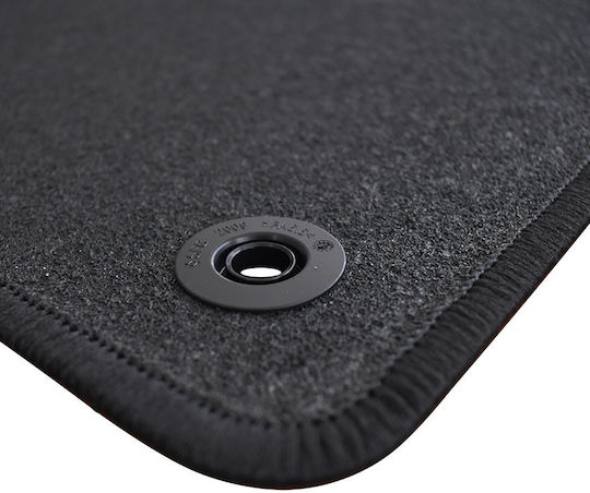Rigum Set of Front and Rear Mats 4pcs for Opel Zafira 2012 2019 Black