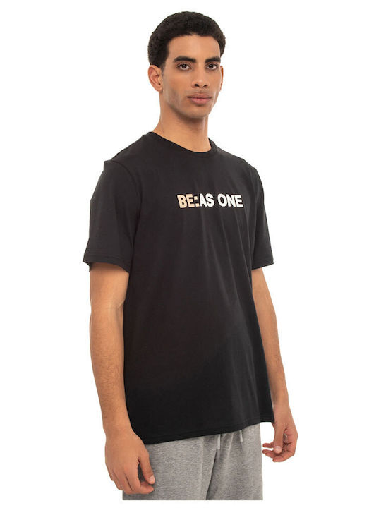 T-shirt Μαύρο