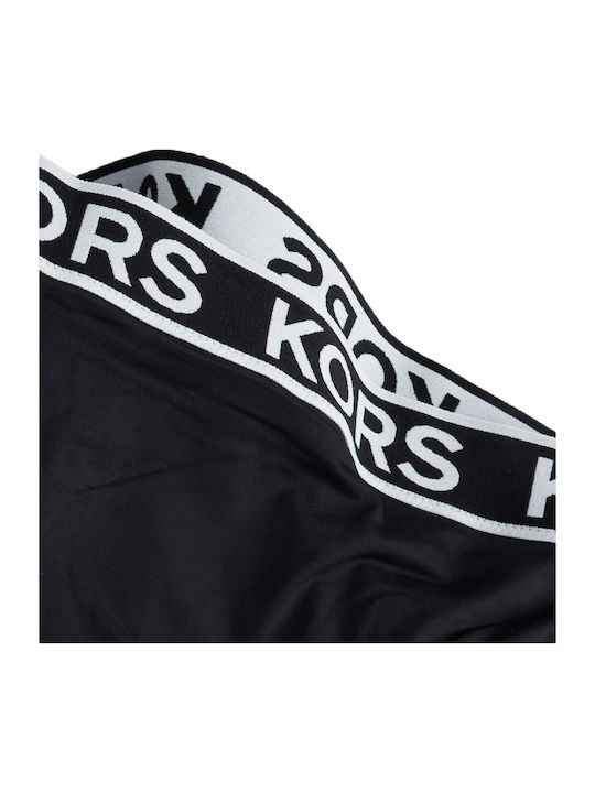 Bikini Inferioare Slip Talie Înaltă Negru
