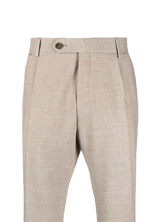 Hugo Boss Men's Trousers in Slim Fit Beige