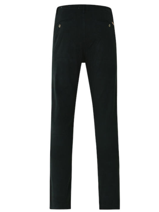 Rebase Men's Trousers Chino in Regular Fit Black