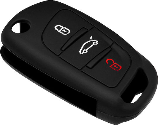 Θήκη Κλειδιού Key Case από για Citroen σε Μαύρο Χρώμα