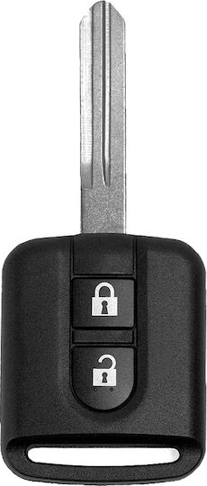 Θήκη Κλειδιού Key Case από για Nissan σε Μαύρο Χρώμα