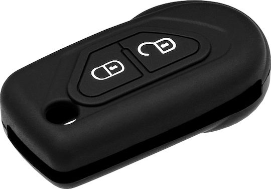 Θήκη Κλειδιού Key Case από για Citroen σε Μαύρο Χρώμα