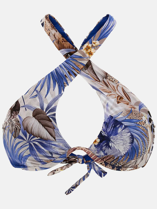 Bikini Σουτιέν Floral Μπλε