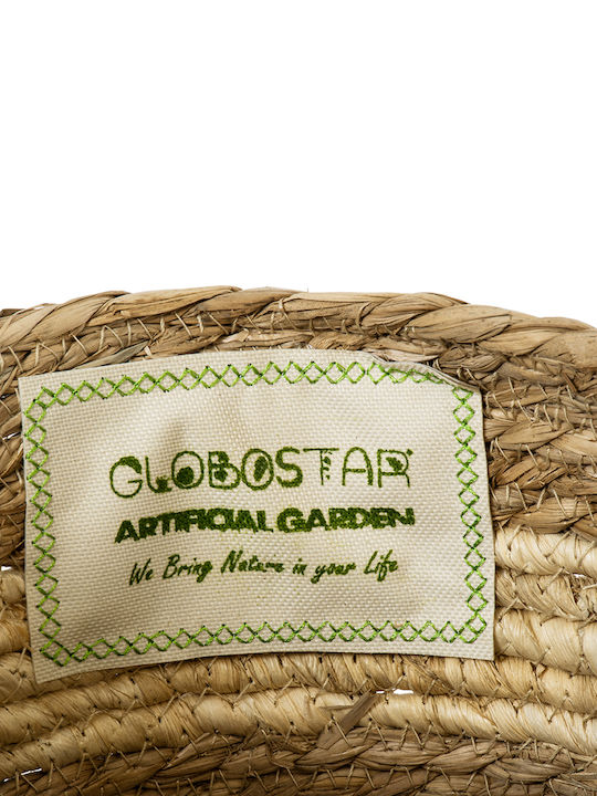 GloboStar KYTHIRA Planter Wicker Beige 22x22x15cm.