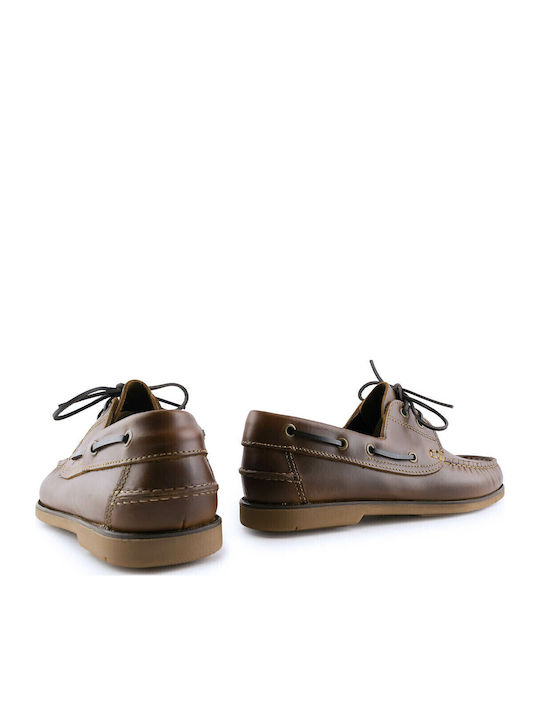 104 Leder Herren Mokassins in Tabac Braun Farbe