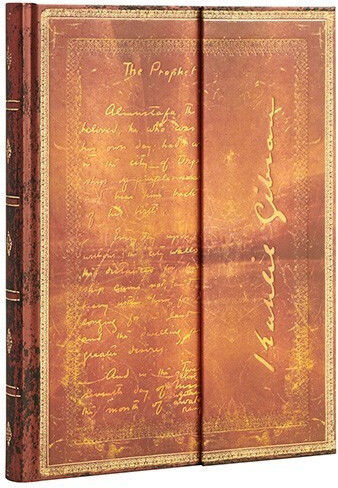 Paperblanks The Prophet Σημειωματάριο B5 120 Φύλλων Ριγέ με Μαγνητικό Κούμπωμα Πορτοκαλί